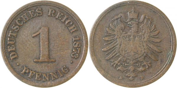 00173D~3.2 1 Pfennig  1873D ss- J 001  