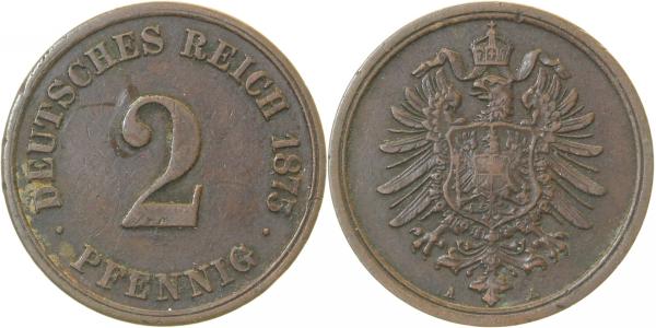 00275A~2.8 2 Pfennig  1975A ss+ J 002  