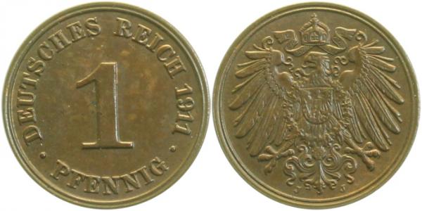 010n11J~1.5 1 Pfennig  1911J f.prfr J 010  