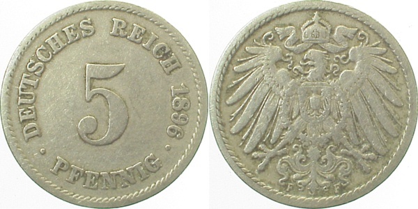 01296F~3.0 5 Pfennig  1996F ss J 012  