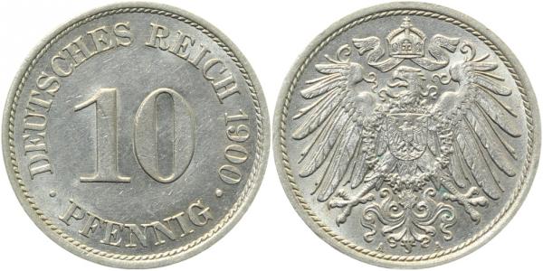 013n00A~1.5 10 Pfennig  1900A f.prfr. J 013  