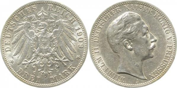 10309A~2.2 3 M. Wilhelm II 1909A f. vz J 103  