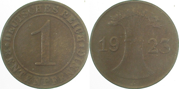 30623J~3.0 1 Pfennig  1923J ss J 306  