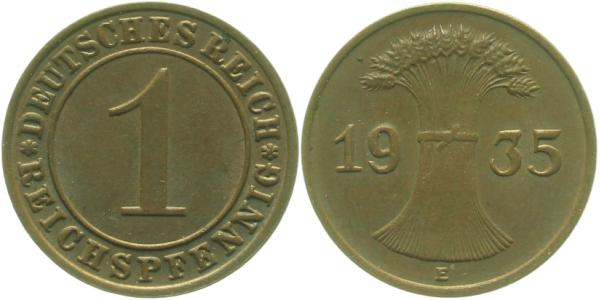 31335E~1.5 1 Pfennig  1935E f.prfr J 313  