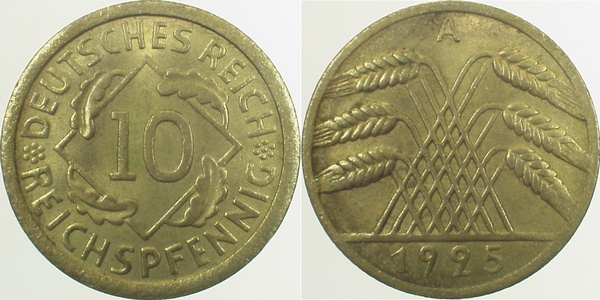31725A~2.0 10 Pfennig  1925A vz J 317  