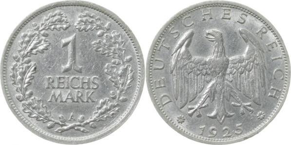 31925A~2.0 1 Reichsmark  1925A vz J 319  