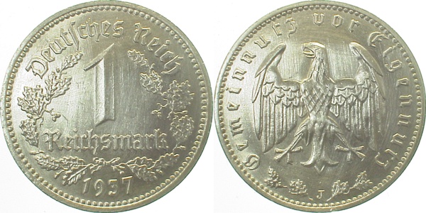 35437J~3.0 1 Reichsmark  1937J ss J 354  