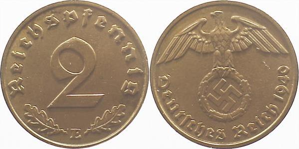 36240E~1.2 2 Pfennig  1940E f.stgl J 362  