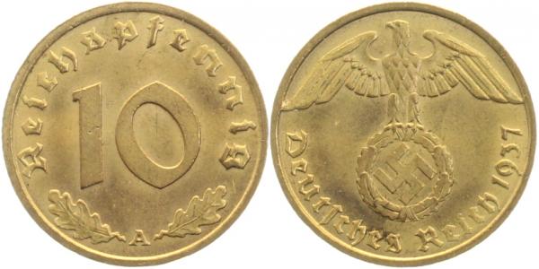 36437A~1.5 10 Pfennig  1937A f.prfr J 364  