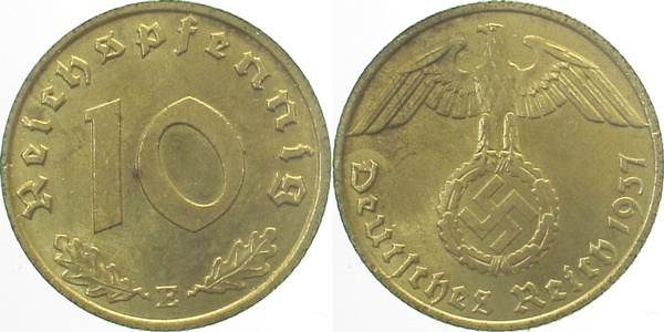 36437E~1.2 10 Pfennig  1937E f.stgl J 364  