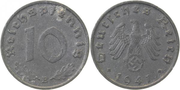 37141B~2.0 10 Pfennig  1941B vz J 371  