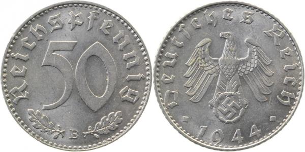 37244B~1.3 50 Pfennig  1944B prfr/f.prfr J 372  