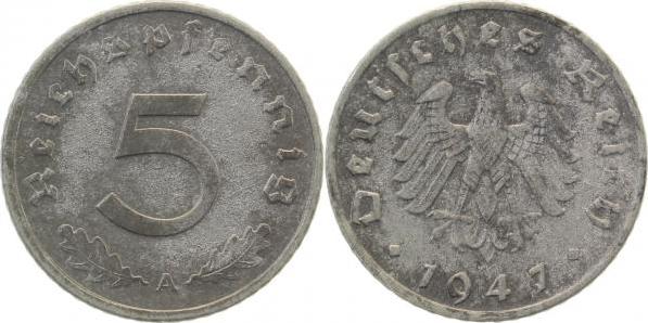 37447A~2.0 5 Pfennig  1947A vz J 374  