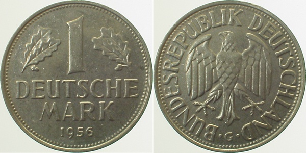 38556G~1.1a   1956G bfr/stgl Erstabschlag (EA)! ! J 385  