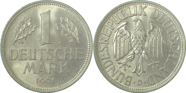 38563D~1.0b   1963D st/ 1.leichte Kr. J 385  