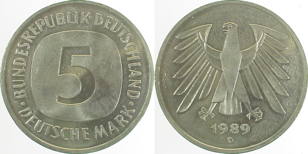 41589D~1.1a   1989D bfr/st Erstabschlag (EA)! ! J 415  