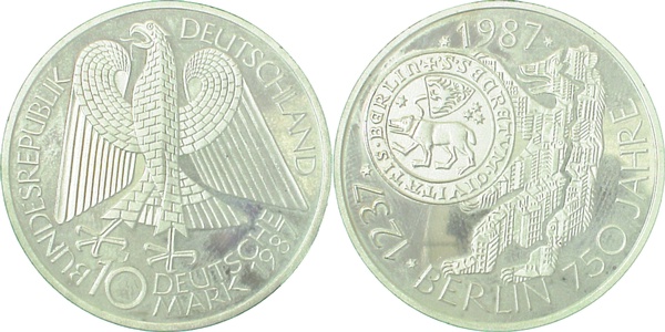 44187J~0.0 10 DM  Berlin 1987J PP J 441  