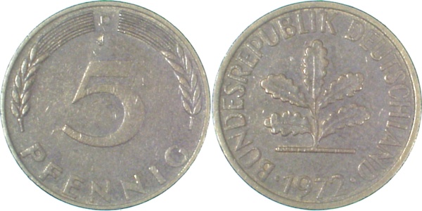 EPA-C42 5 Pfennig  1972D ss- NGB 33.1  