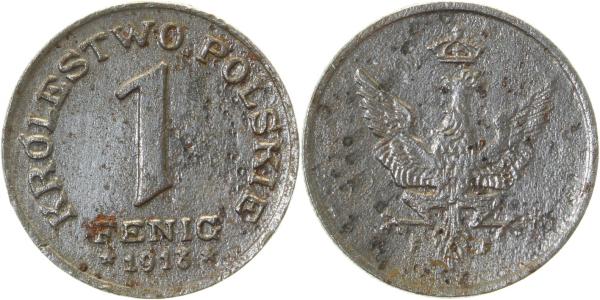 JN60418F~3.0b 1 Pfennig  1918F ss l.korrodiert JN 604  