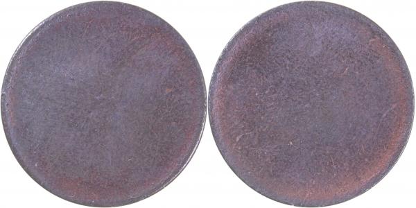 ROH002 2 Pfennig  Rohling Bronze Kaiserreich J 002  