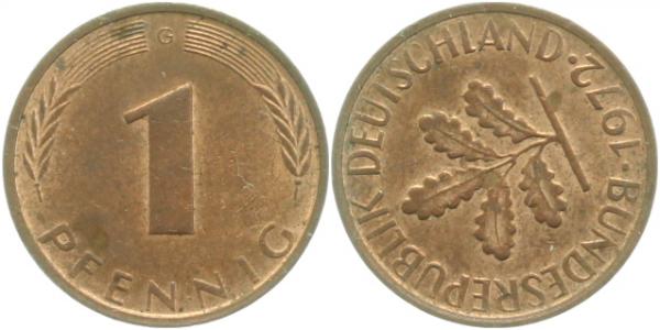 S38072G2.0 1 Pfennig  72G S45 vz J 380  