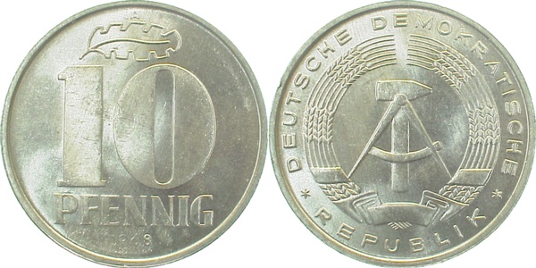 U1510-8A1.1 10 Pfennig  DDR Jsz --8 bfr/stgl J1510  