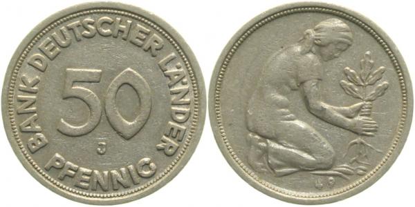 U37949J3.0f 50 Pfennig  BDL 49J Jsz.: --49 J 379  