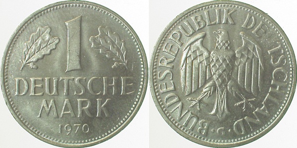 U38570G1.2b 1 DM  70G DE-TSCHLAND bfr J 385  