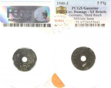 JN61840J~1.2 5 Pfennig  Reichskr.40J prfr JN 618  