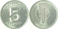 d 5 Pf 150248A~0.9b 5 Pfennig DDR 48A stgl/matt fein, l.Stempdr./min.Haken J1502