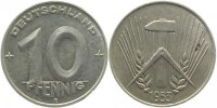 d 150752E~2.0 10 Pfennig DDR 1952E vz J1507