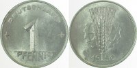 d 1.0 1 Pf 150150A~1.0 1 Pfennig DDR 1950A stgl./matt J1501