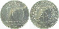 d 151080A~1.0a 10 Pfennig DDR 1980A spgl. J1510