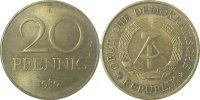 d 1511b80A~0.9 20Pfennig DDR 1980A stgl.fein/matt J1511b