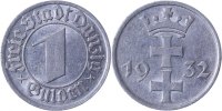 d 1/2 Gulden JD1432-~2.0b Danzig 1932 vz min. Rf. JD14