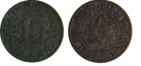 d JL02~3.5 10 Pfennig 1942 Litzmannstadt Mg. s/ss inkl. Expert.
