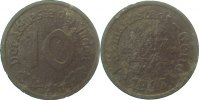 d JL01~2.5 10 Pfennig Litzmannstadt 1.Ausg.42 Mg. ss/vz inkl. Expert.