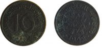 d JL01~3.0 10 Pfennig Litzmannstadt 1.Ausg.42 Mg. ss inkl. Expert.