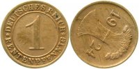 d 1 Pf S30624E2.5b 1 Pfennig 1924E ss/vz ca.S135!! J 306