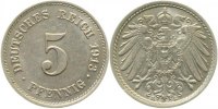 d 1.5 5 Pf 012n13E~1.5 5 Pfennig 1913E vz/stgl. J 012