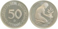 d 38471D~0.0v 50 Pfennig 1971D PP.30kv3 großes Mz J 384