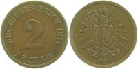 d 1.8 2 Pf 00274E~1.8 2 Pfennig 1874E vz+ J 002