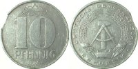 d F151070A3.0 10 Pfennig DDR 1970A Zainende ss J1510