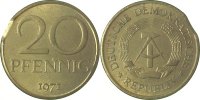     F1511a71-1.5 20Pfennig  DDR 1971 vz/st.kl.Zainen J1511a 13,00 EUR Differenzbesteuert nach §25a UstG zzgl. Versand