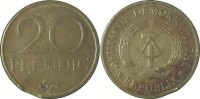     F1511a71-3.0 20Pfennig  DDR 1971 Zainende ss J1511a 13,00 EUR Differenzbesteuert nach §25a UstG zzgl. Versand