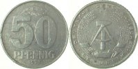 d  F151273A3.0 50 Pfennig  DDR kl.Zainende ss J1512