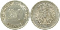 d 00576D~1.5 20Pfennig 1876D vz/st J 005