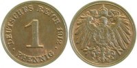 d 1.1 1 Pf 010n12D~1.1 1 Pfennig 1912D prfr/stgl J 010