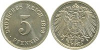 d 1.1 5 Pf 01299G~1.1 5 Pfennig 1899G prfr/st !!!! Archiv F. J 012
