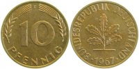 d 38367F~0.0 10 Pfennig 1967F PP 1650 Exemplare J 383